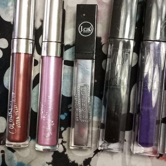 Holo Glitter Bold Vibrant Lipstick/gloss Bundle - Picture 2 of 5